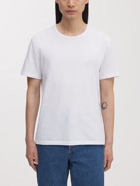 Asket Men's The T-Shirt Short Sleeve Crewneck | White | Large Short